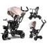 Trīsritenis Tiny Bike 3in1 bēšs ar jumtiņu SP0650