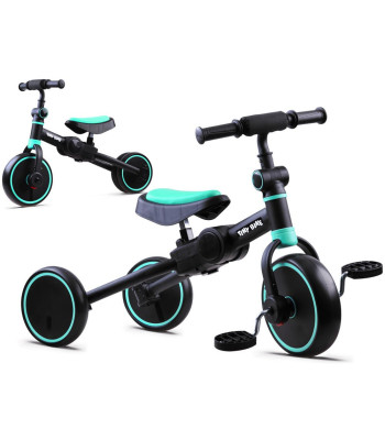 Trīsritenis 3 vienā, braucamais un līdzsvara velosipēds, kas aug kopā ar bērnu Tiny Bike SP0663