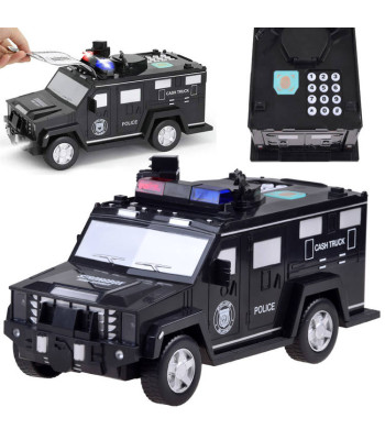 Autko policijas auto krājkasīte – bankomāts-seifs ZA3705