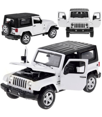 Metāla apvidus automobilis Jeep Wrangler, 1:32, ZA3751
