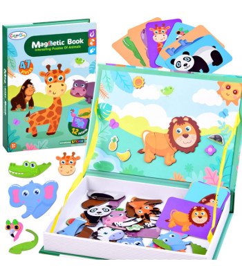 Magnetiskā puzle „ZOO dzīvnieki” ZA3768