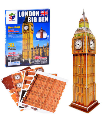 3D puzle Londona Big Ben, 30 elementi, ZA3802