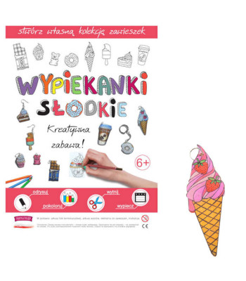 Radošais komplekts „Wypiekanki Słodkie” ar saraušanās plēvi ZA4014
