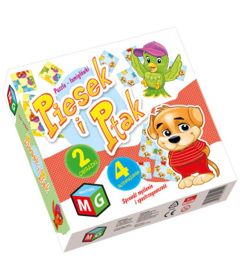 Multigra 2-in-1 puzle “Suns un putns” ZA4033