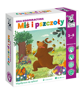 Kooperatīvā spēle “Lācītis un bites” 3–8 gadi GR0537