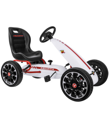 Licencēts ABARTH pedāļu gokarts bērniem ar mīkstiem riteņiem, 30 kg, PA0167