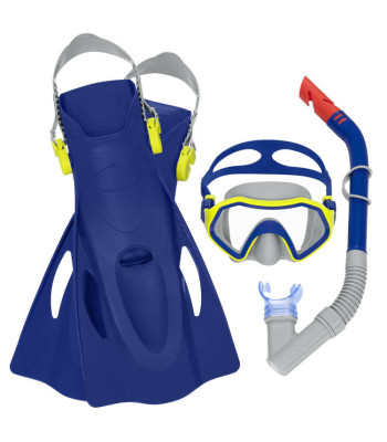 Snorkelēšanas komplekts Bestway Hydro Swim Firefish, zils, 7+, 25046