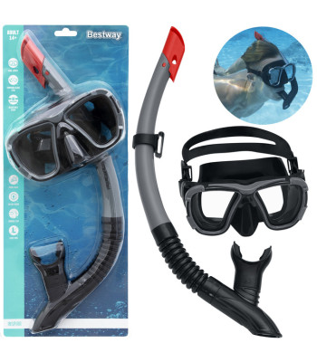 Bestway snorkelēšanas maska ar caurulīti bērniem un pieaugušajiem 24021