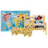 CzuCzu Dzīvnieku Pasaules Karte Puzzle 60 Gab.