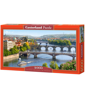 Puzle Vltava Bridges in Prague, 4000 gab.