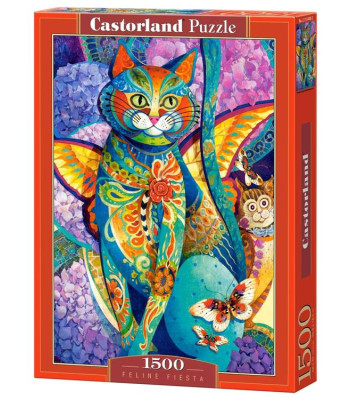 Feline Fiesta puzle, 1500 elementi, C-151448