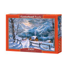 Puzzle 1500 "Snowy Morning"