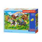 Puzzle 260 gabaliņi: Princeses brauciens ar zirgu
