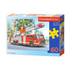 Puzzle 60 Gabali Ugunsdzēsēju Mašīna
