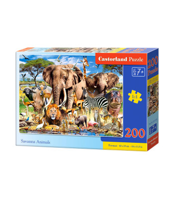Puzle Savanna Animals, 200 elementi, B-222155