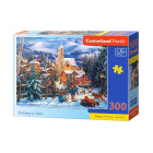 Puzzle 300 gabali - Sledding to Town