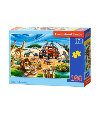 Safari Adventure puzles, 180 elementi