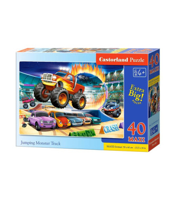 Puzle 40 detaļas MAXI Jumping Monster Truck B-040308