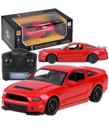 Tālvadības auto Ford Shelby GT500 sarkanā krāsā 2.4 G RC0585