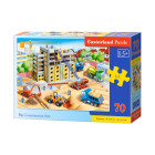 Lielās būvlaukuma puzles ar 70 elementiem