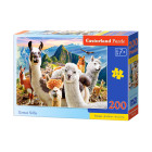 Puzzle 200 gabaliņu Llamas Selfie