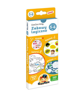 CzuCzu Loģisko uzdevumu grāmatiņa 5–6 gadi ZA4236