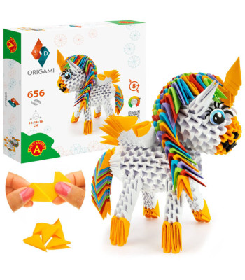Alexander radošais 3D origami vienradzis 2556