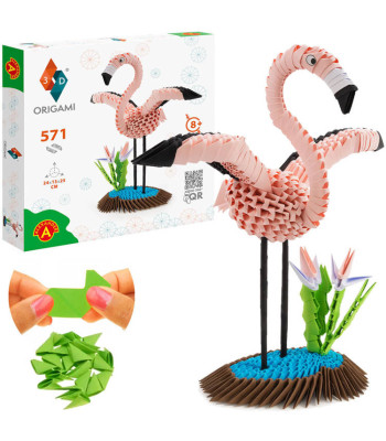 Alexander radošais komplekts 3D Origami – FLAMING 2572