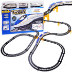 Mūsdienīgs pasažieru vilciens ar sliedēm 6m RC0590