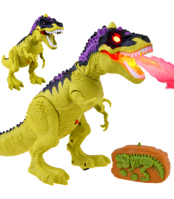 Tālvadāms dinozaurs ar dūmu efektu, T-Rex RC0592