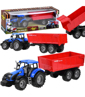 Rotaļu traktors ar piekabi – lauksaimnieka traktortehnika ZA4345
