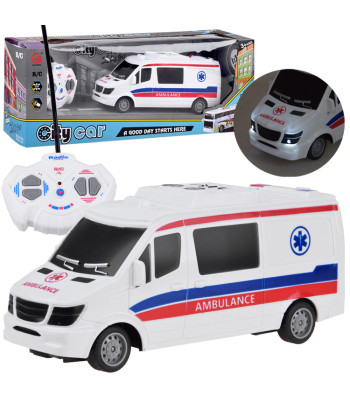 Ar tālvadības pulti vadāms ātrās palīdzības automobilis RC0607
