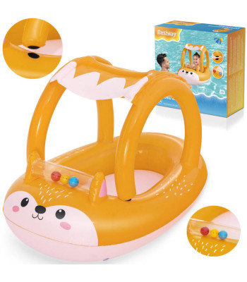 Bestway piepūšamā laiva ar jumtu, 34168, Friendly Fox, 94 cm x 66 cm