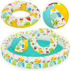 Bestway komplekts baseins, bumba, aplis, brodziks 122 cm 51124