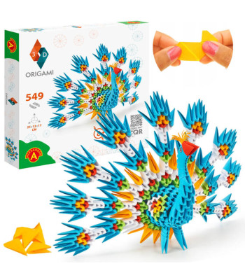Alexander radošais 3D origami komplekts “Pāvs” 2555
