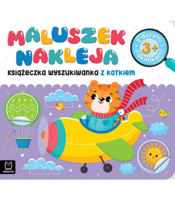 Aksjomat Maluszek nakleja. Uzlīmju grāmatiņa ar kaķēnu 3+ KS0744