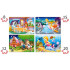 Skaistās pasakas puzles komplekts 4 vienā