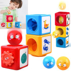 Krāsainā Piramīda Sortēšanas Tornis ZA4538