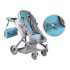 Daudzfunkcionālais leļļu ratiņi gondola 4in1 ZA4543