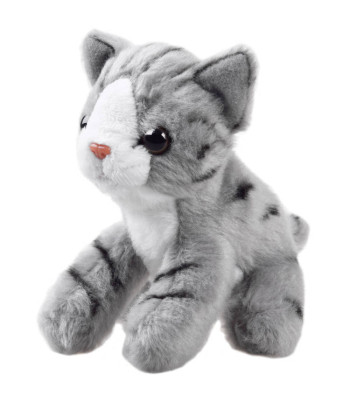 Plīša rotaļlieta – sēdošs kaķēns ZOO 13cm 13733