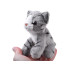 Mīkstais rotaļlietu kaķis, sēdošs kaķēns 13cm
