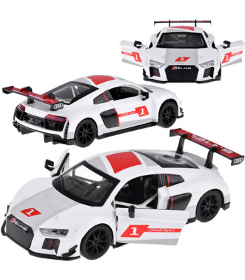 Metāla sporta automašīna ar skaņas un gaismas efektiem Audi R8 LMS 1:32 ZA4609