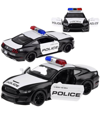 Policijas metāla automašīna Ford Shelby GT350, ZA4610, 1:32