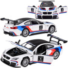 BMW M6 GT3 modelis 1:32 mērījumā ar gaismu un skaņu