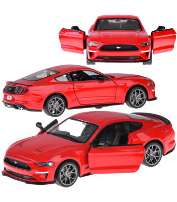 Metāla automašīna Ford Mustang GT ar skaņas un gaismas efektiem 2018 1:34 ZA4616