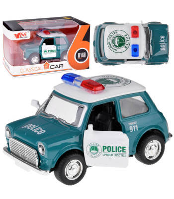 Metāla policijas automašīna ar atveramām durvīm ZA4776 1:38