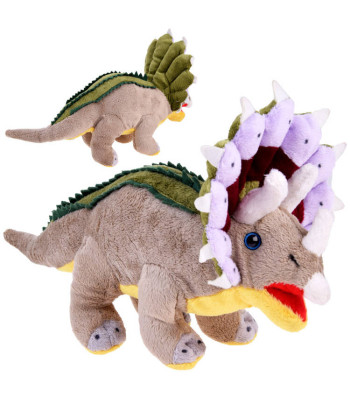 Triceratopa plīša rotaļlieta, dinozaurs 30cm 12939