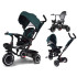 Bērnu trīsritenis ar jumtiņu, grozāms Tiny Bike 3w1 SP0650