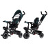 Bērnu trīsritenis ar jumtiņu, grozāms Tiny Bike 3w1 SP0650