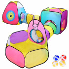 Mega spēļu centrs 5 vienā telts ar tuneļiem